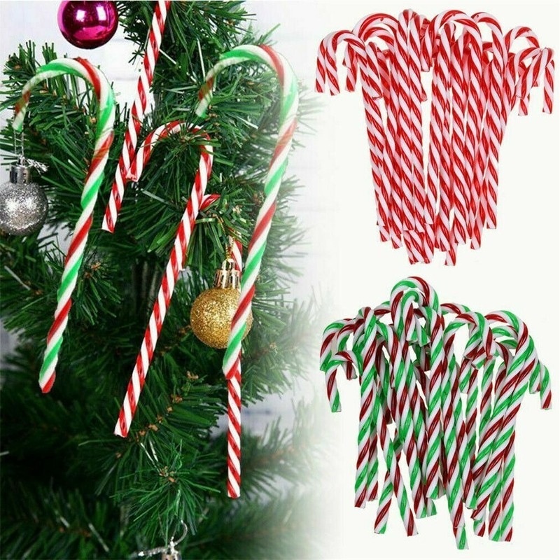 Title 2, Christmas Candy Crutch Red Scene Decorative Pen...