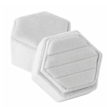 Velvet Ring Jewelry Vintage Storage Box White - Shop at LoveMi
