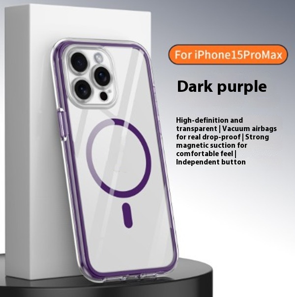 Dark Purple Magnetic Suction