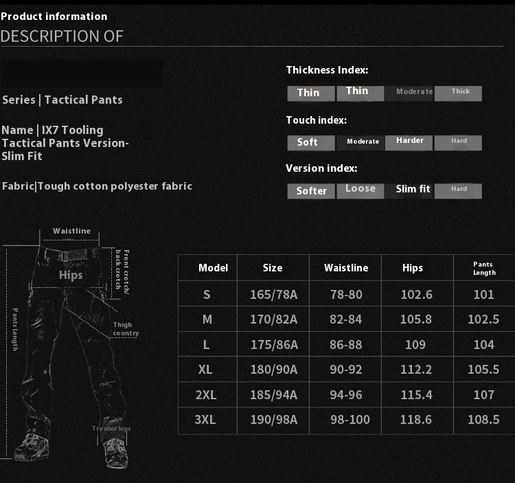 Title 1, Pantalones de entrenamiento para hombre Servici...