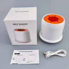 Baby Intelligent Electric Milk Warmer Milk Foam Device - White - View 1