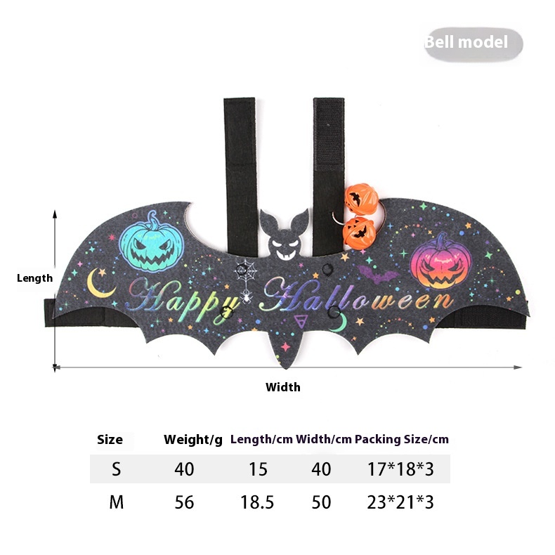 Pumpkin Bat Bell