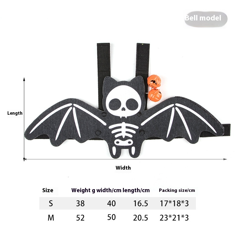 White Ghost Bat Bell