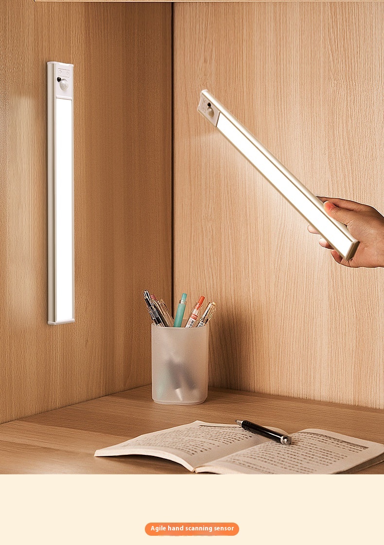 Title 8, LED Cabinet Light With Rechargeable Intelligent...