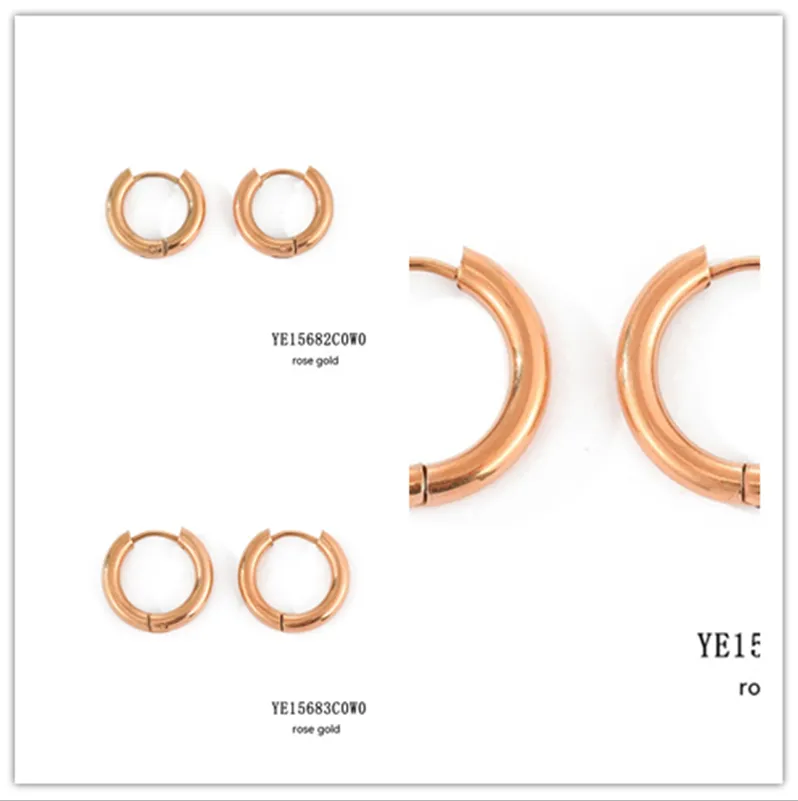 Classic Round Hoops Earrings