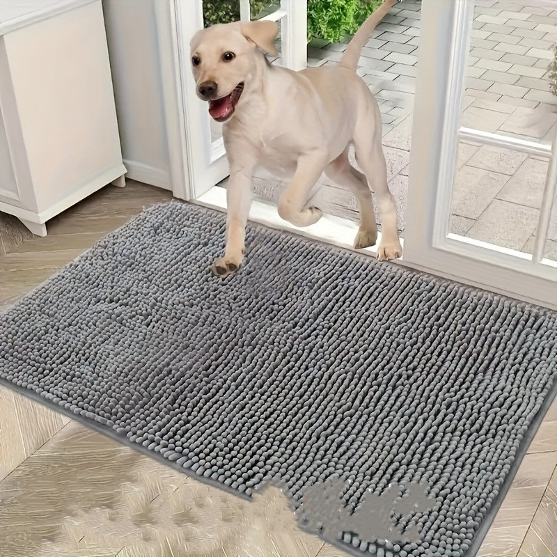 Title 1, Pet Chenille Bathroom Door Absorbent Floor Mat ...