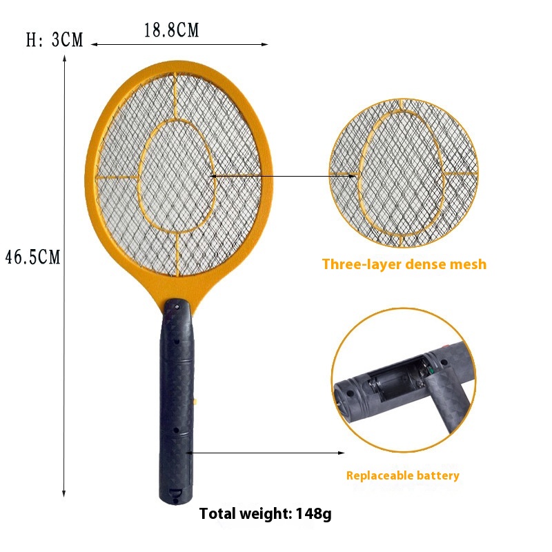 Title 6, Battery Type Swatter Household Electric Mosquit...