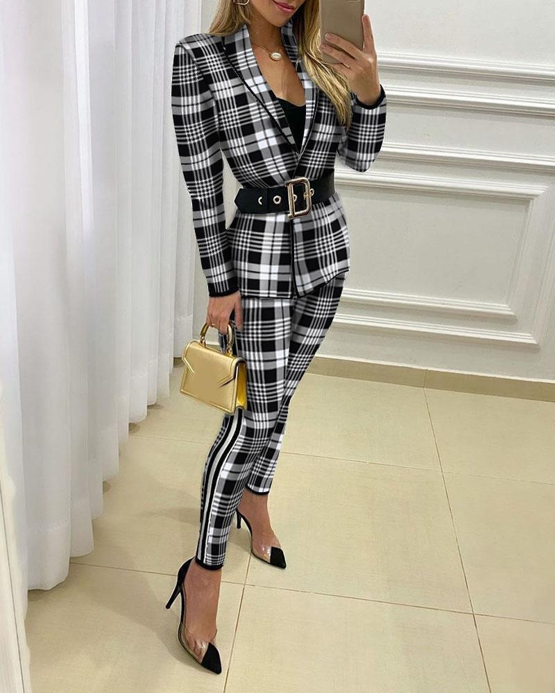 Black And White Plaid