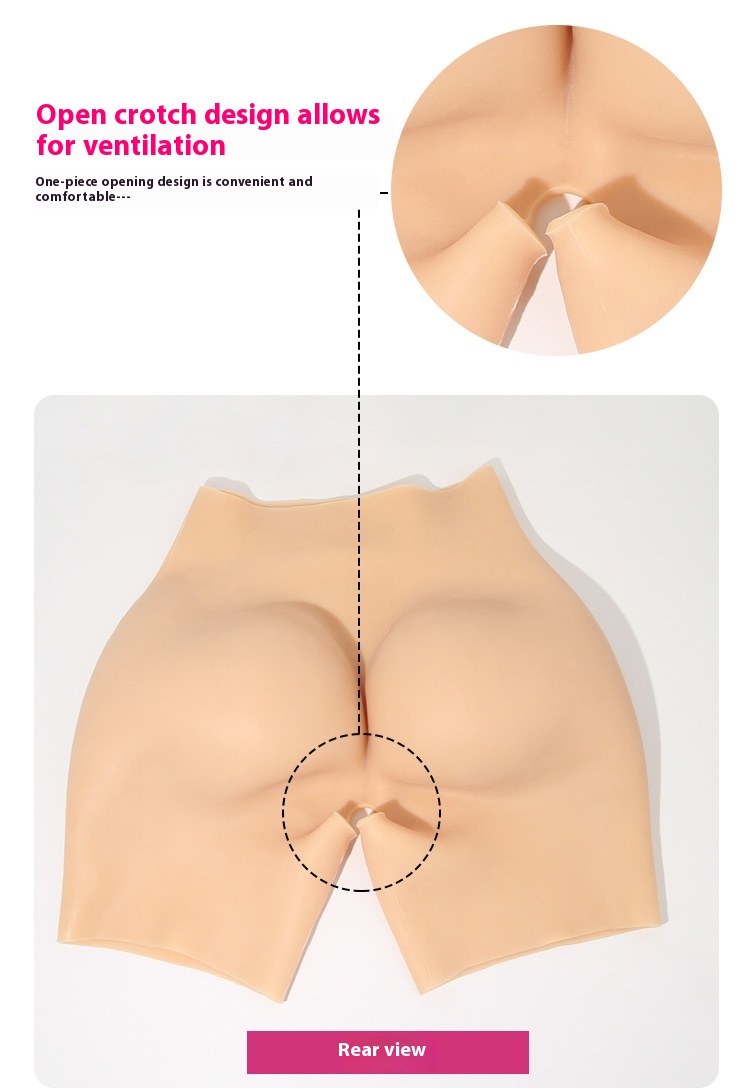 Title 7, Open-end Sexy Raised Buttocks Silicone Padded P...