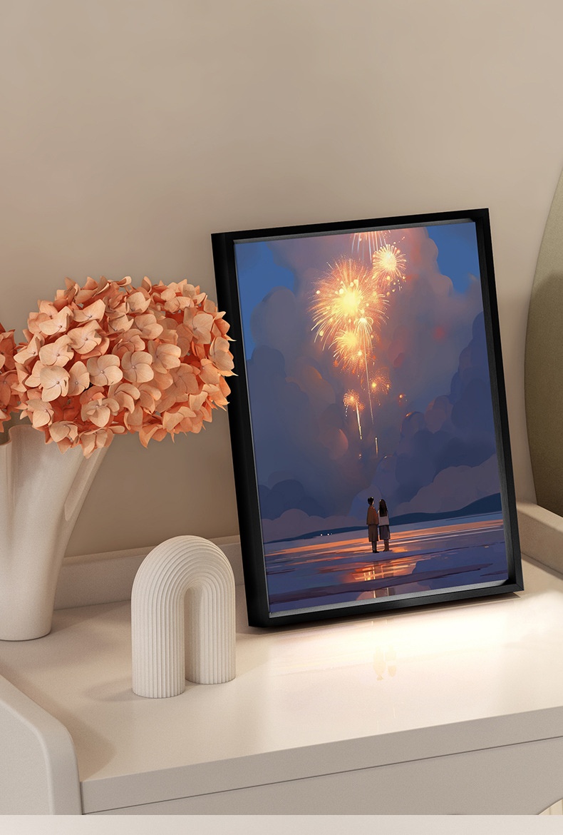 Title 8, Light Bluetooth Audio Painting Gift Decoration