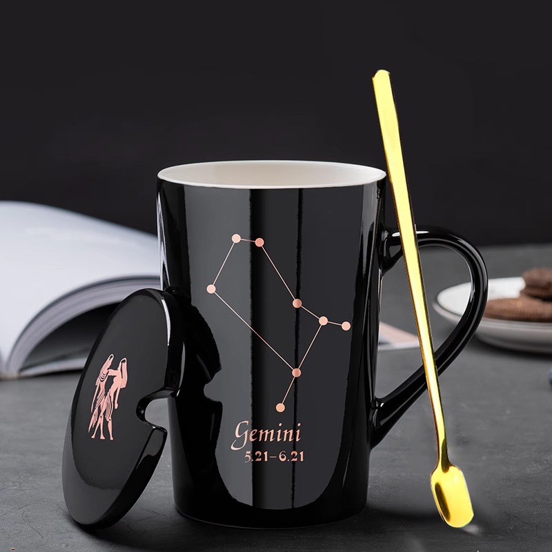 Title 1, Twelve Constellation Creative Gift Ceramic Wate...