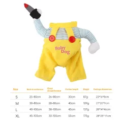 Cat Pet Costume Clothing Creative Yellow Knife Assassin Cat Clothing - B02405 Yellow Sword - View 1