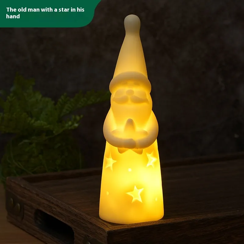 Christmas Night Lights Creative Bedside Lamp LED Candle Light – image 6