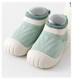 New Baby Toddler Shoes Knitted Soft-soled Non-slip Breathable