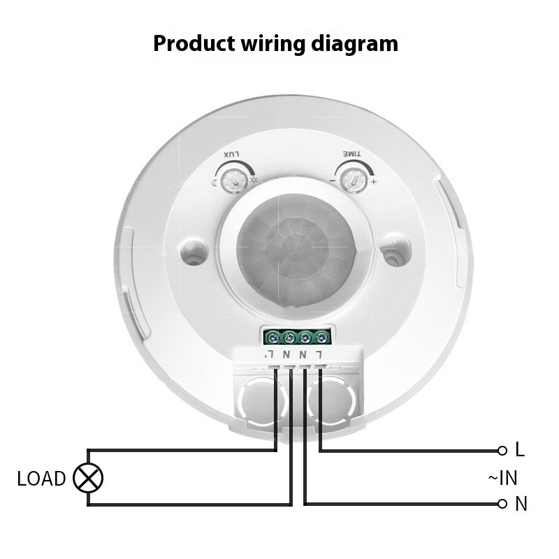 Induction Lamp Holder Infrared With Seat Induction Infrared Human Body - Image 3