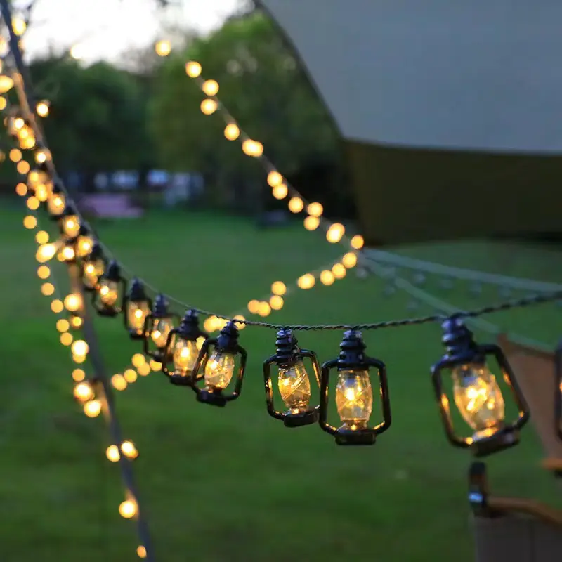 Camping Atmosphere LED Retro Kerosene Bottle Light