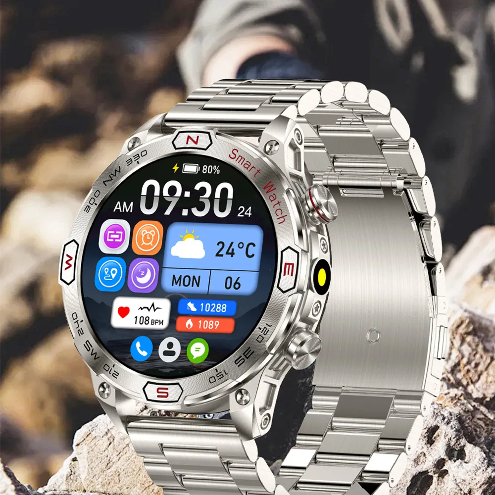 Smart Watch HD AMLOED Screen Bluetooth Calling Sports