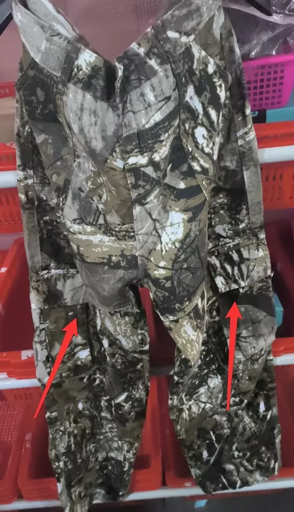 Casual Camouflage Cargo Pants Loose Overalls Summer Low Waist Straight Trousers With Pockets - Camouflage-S