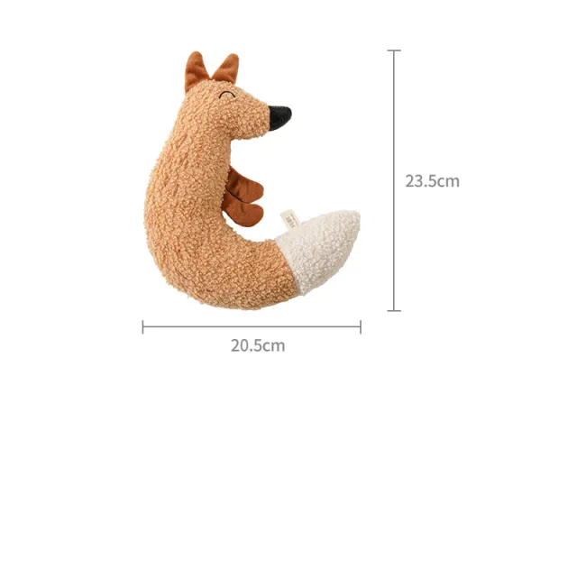 Pet Home Cartoon Bite Resistant Grinding Toy Fox - Shop at LoveMi
