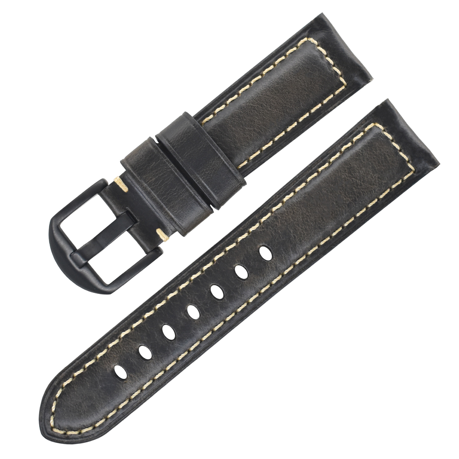 Grey black black buckle