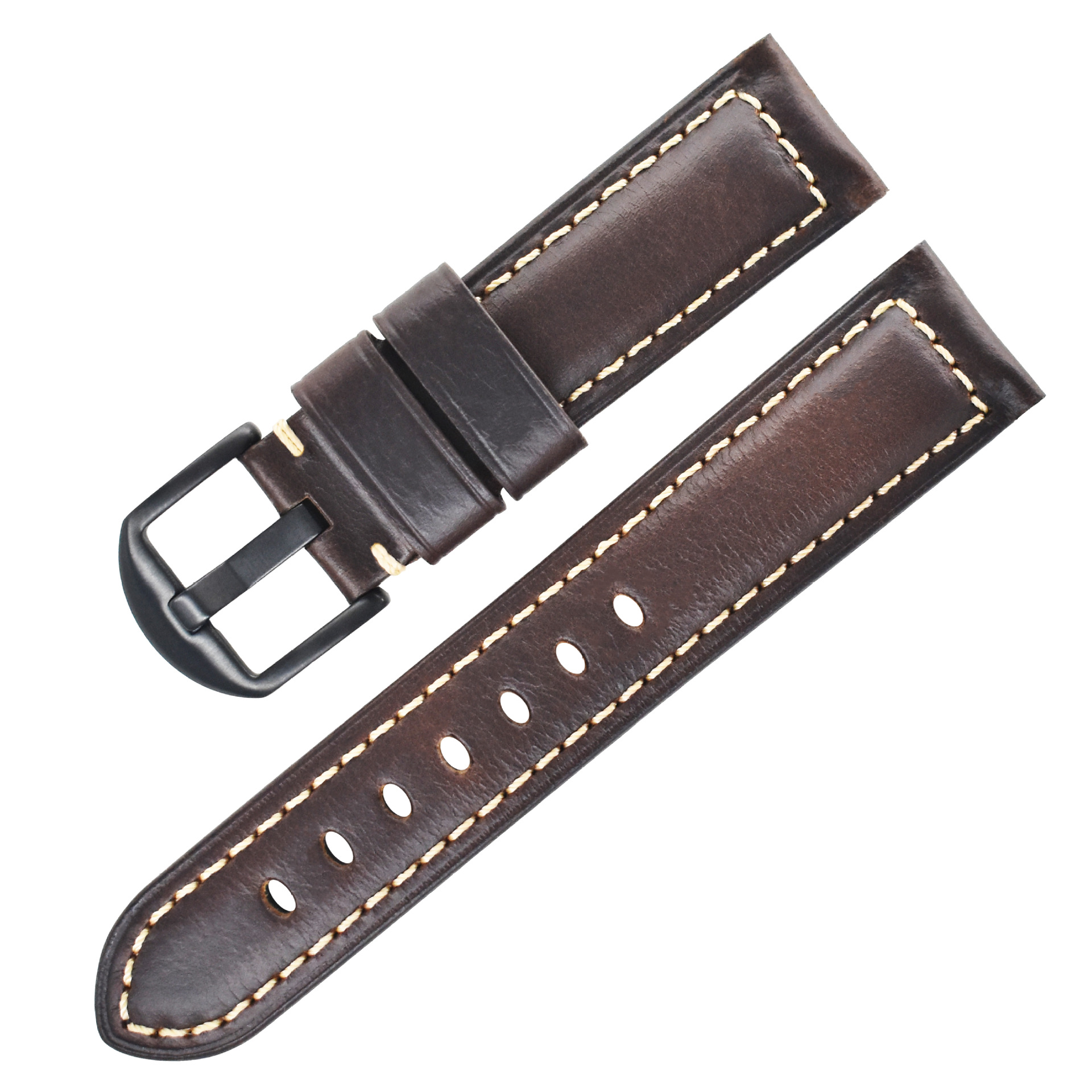 Coffee black buckle