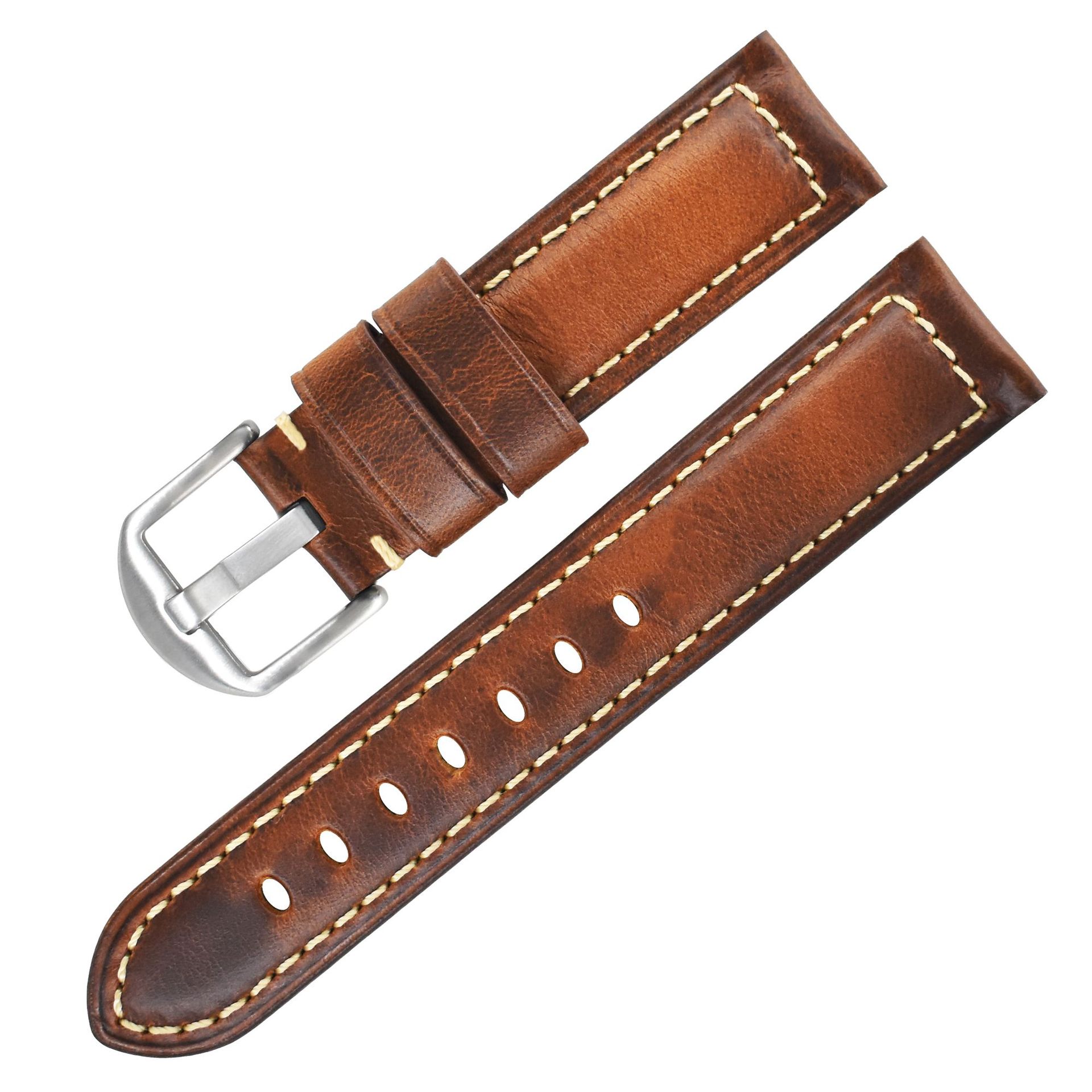 Yellow brown steel buckle