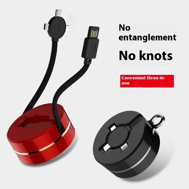 66W Super Fast Charge One-to-three Telescopic Data