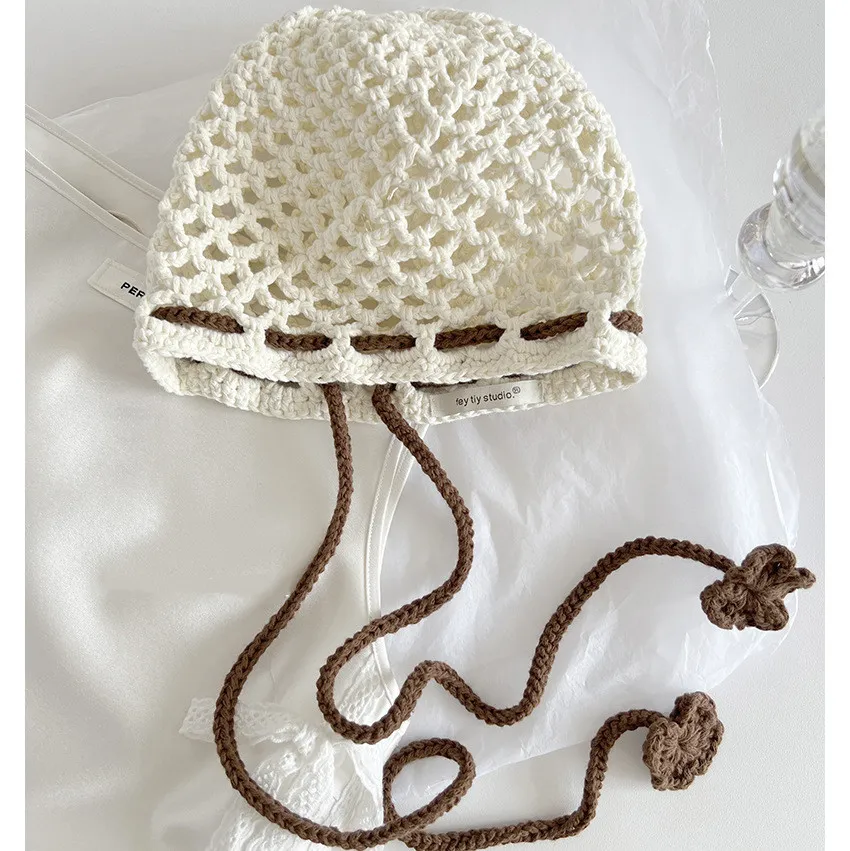 Women's All-match Handmade Crochet Woolen Cap