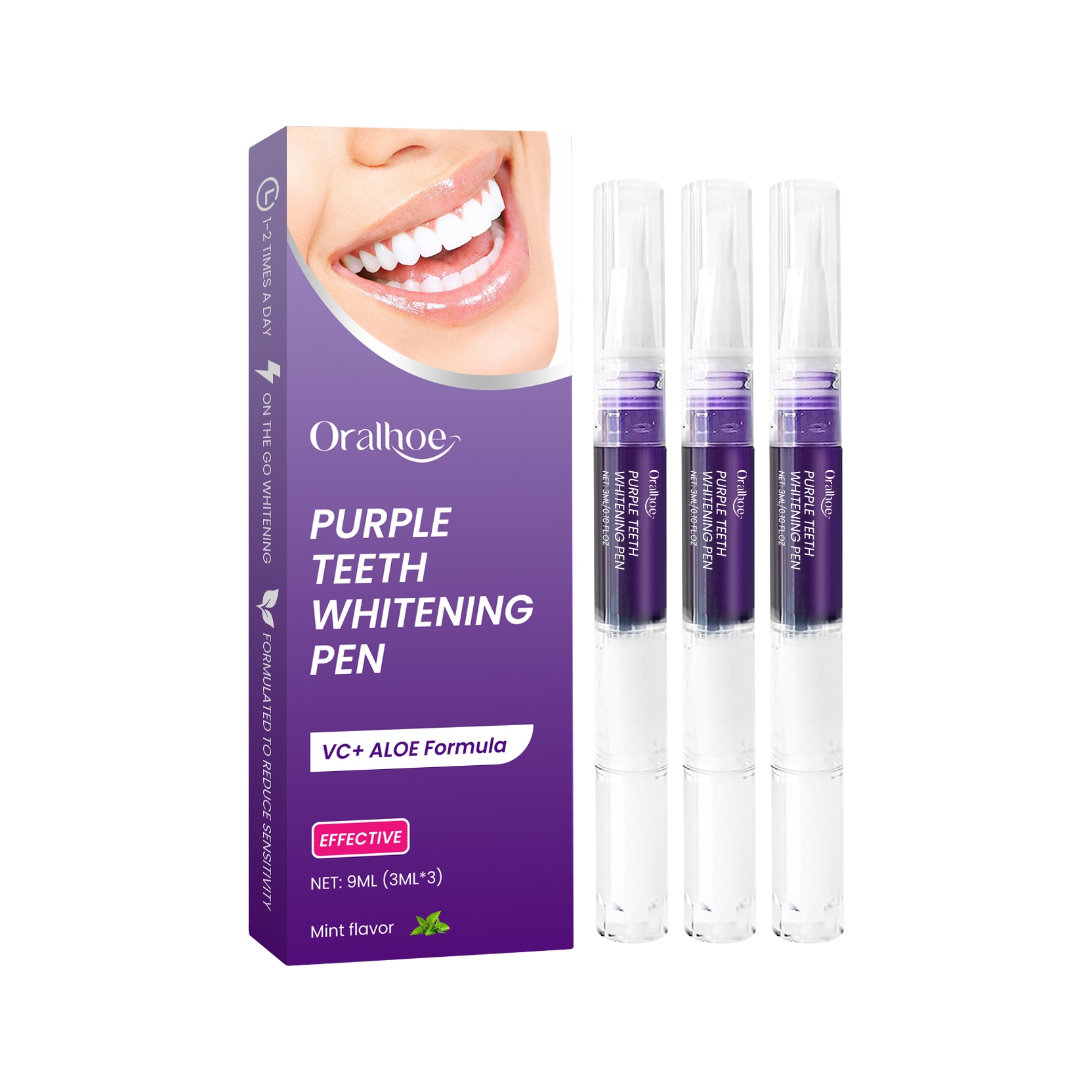 Title 1, Purple Teeth Whitening Pen