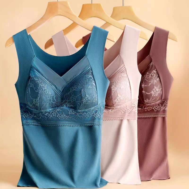 Title 2, Double-sided Sanded Bra With Chest Pads For Sli...