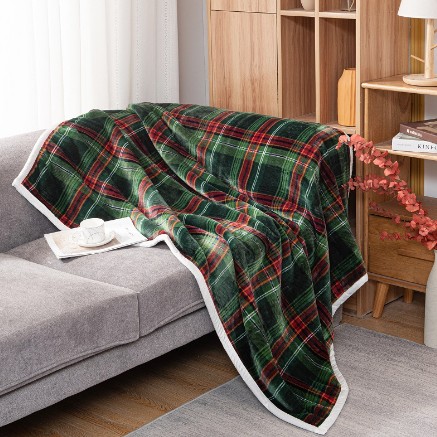 Title 1, Flannel Double Layer Wave Lamb Blanket