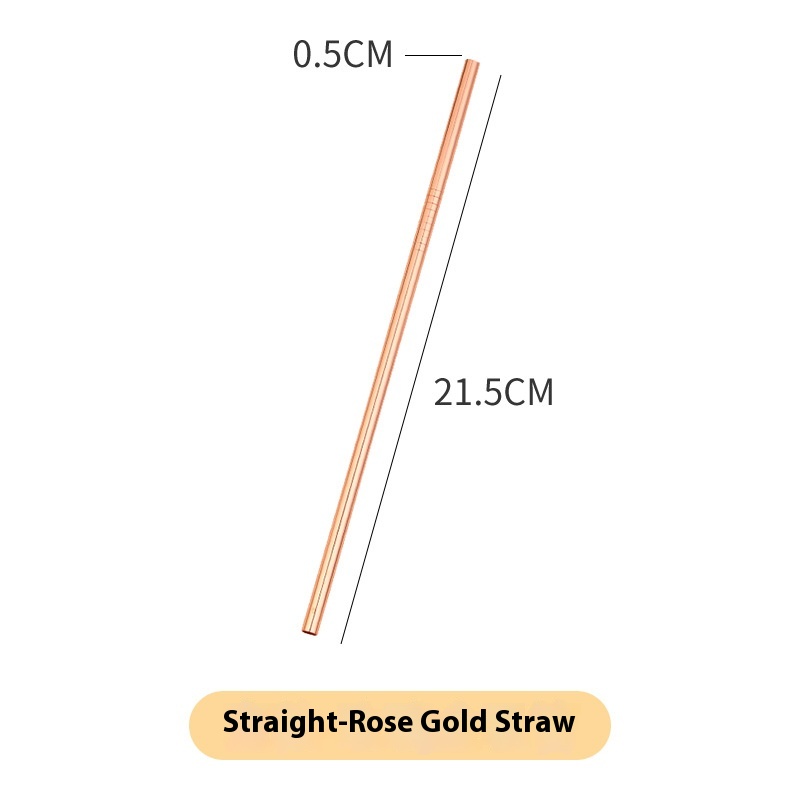 Straight Rose Gold