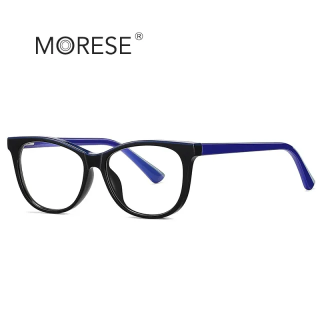 Fashion Colorblock Anti blue Ray Youth Glasses Black - Shop at LoveMi