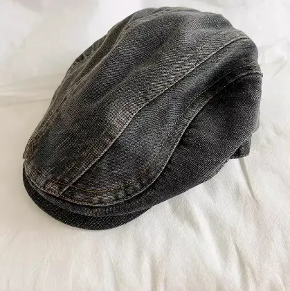 Fashionable Retro Denim Advance Hats Street Casual All matching Be An Old Gray Cowboy - Shop at LoveMi