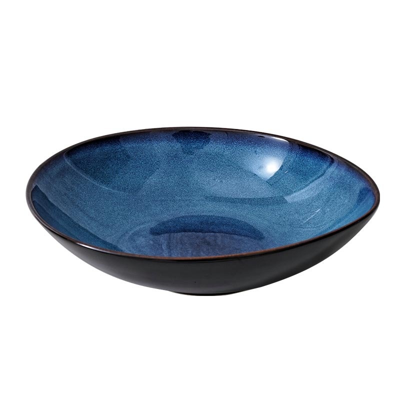 Title 3, Creative Ceramic Irregular Bowl Glaze Kiln Retr...