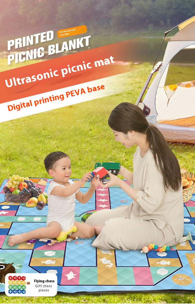 Title 1, Ultrasonic Picnic Mat Outdoor Outing Picnic Ten...