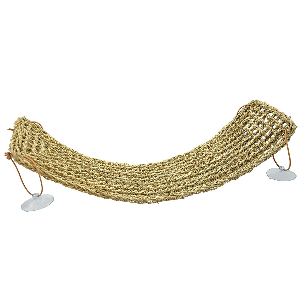 Title 5, Sea Straw Rope Rectangular Hand-woven Pet Hammo...