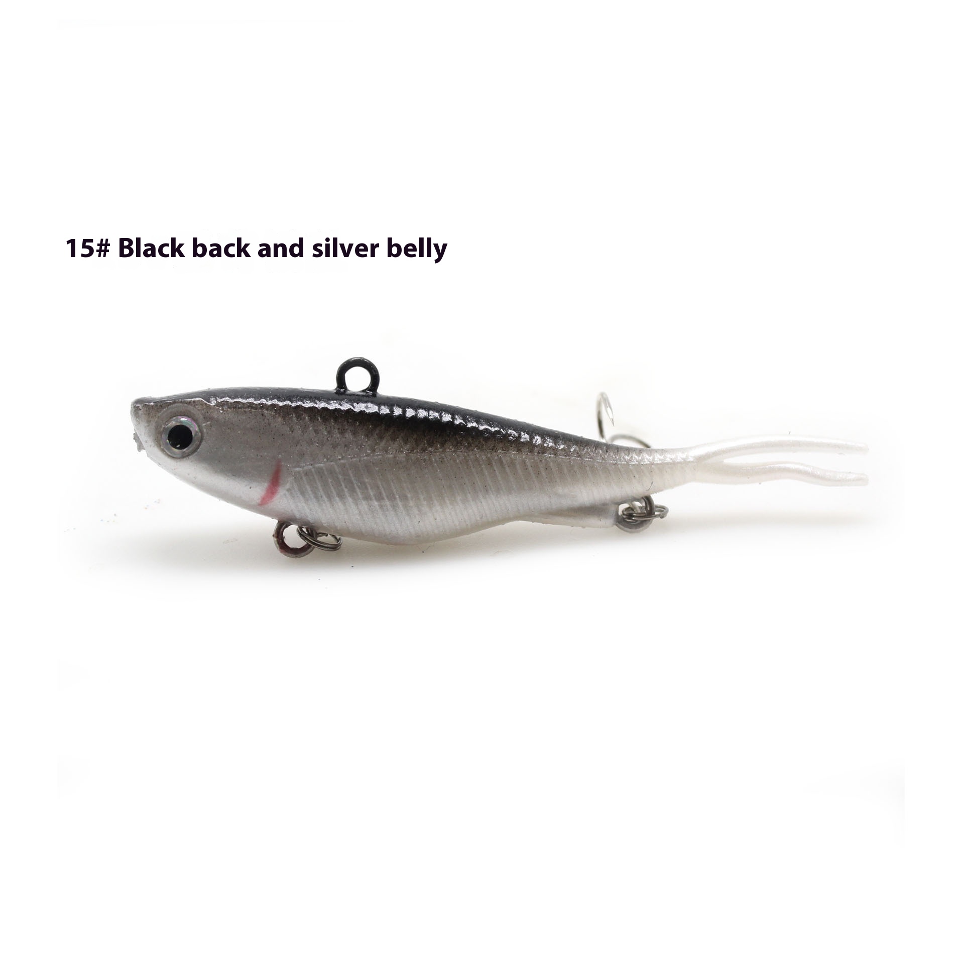 15 Black Back Silver Belly