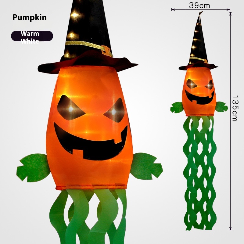 Pumpkin Flag Warm White