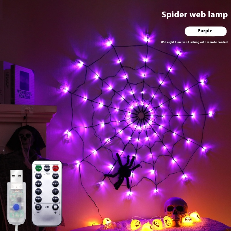 Spider Web USB Purple