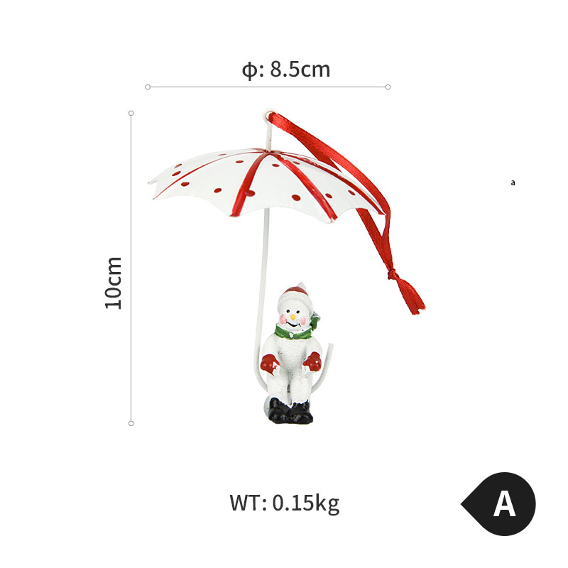 A Umbrella Snowman