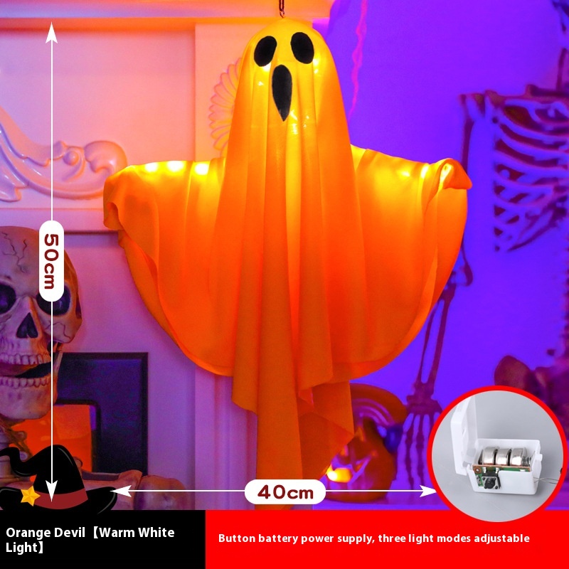 Orange Hanging Lamp For Kids