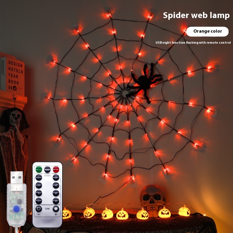 Spider Web USB Orange