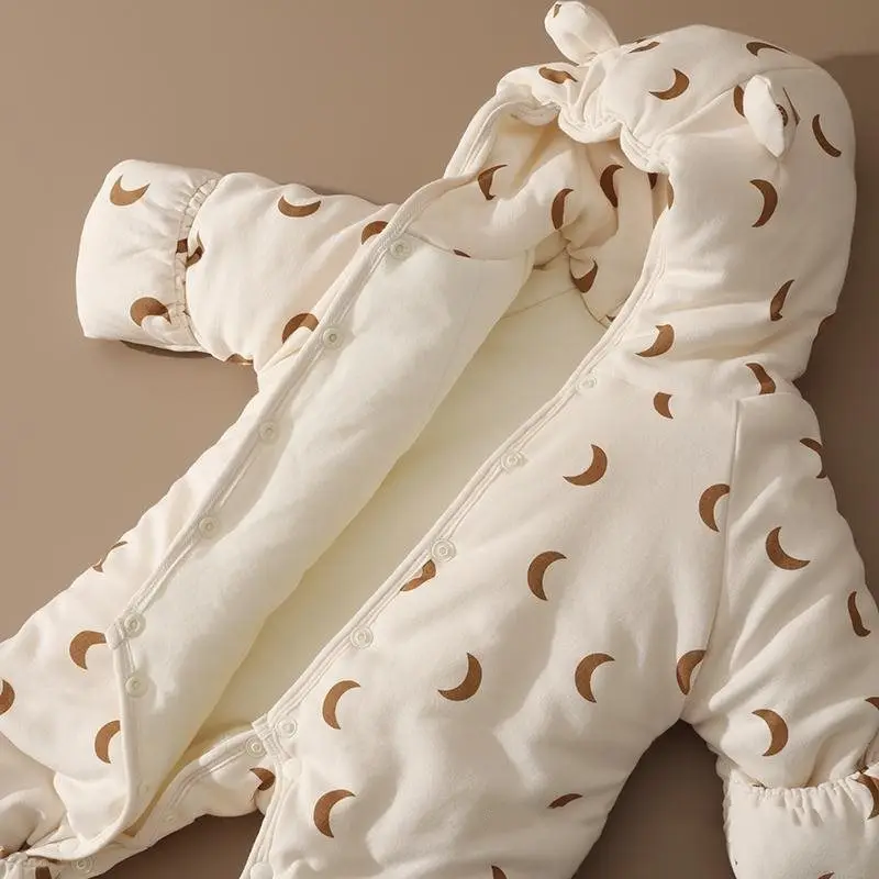 Baby Jumpsuit Cotton-padded Jacket Thickened Cotton Padded Coat