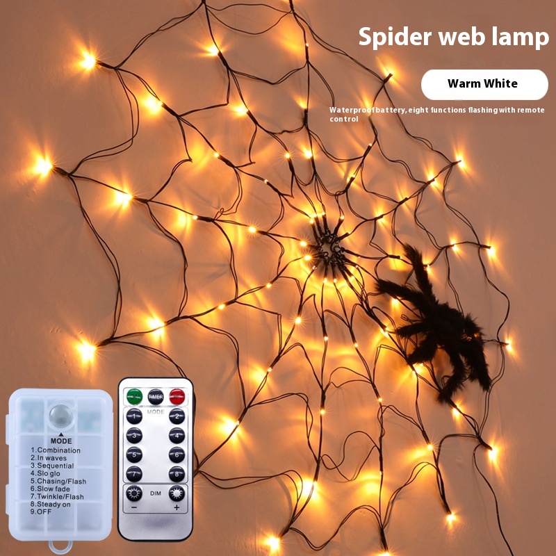 Spider Web Battery Warm White