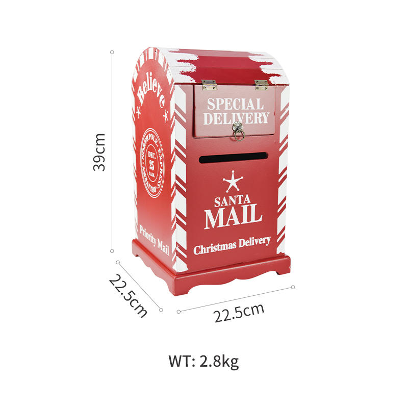 39cm Red Mailbox