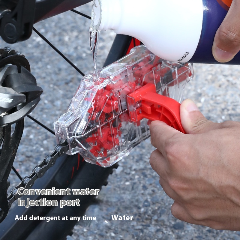 Title 4, Bicycle Chain Cleaner Fully Transparent Visuali...