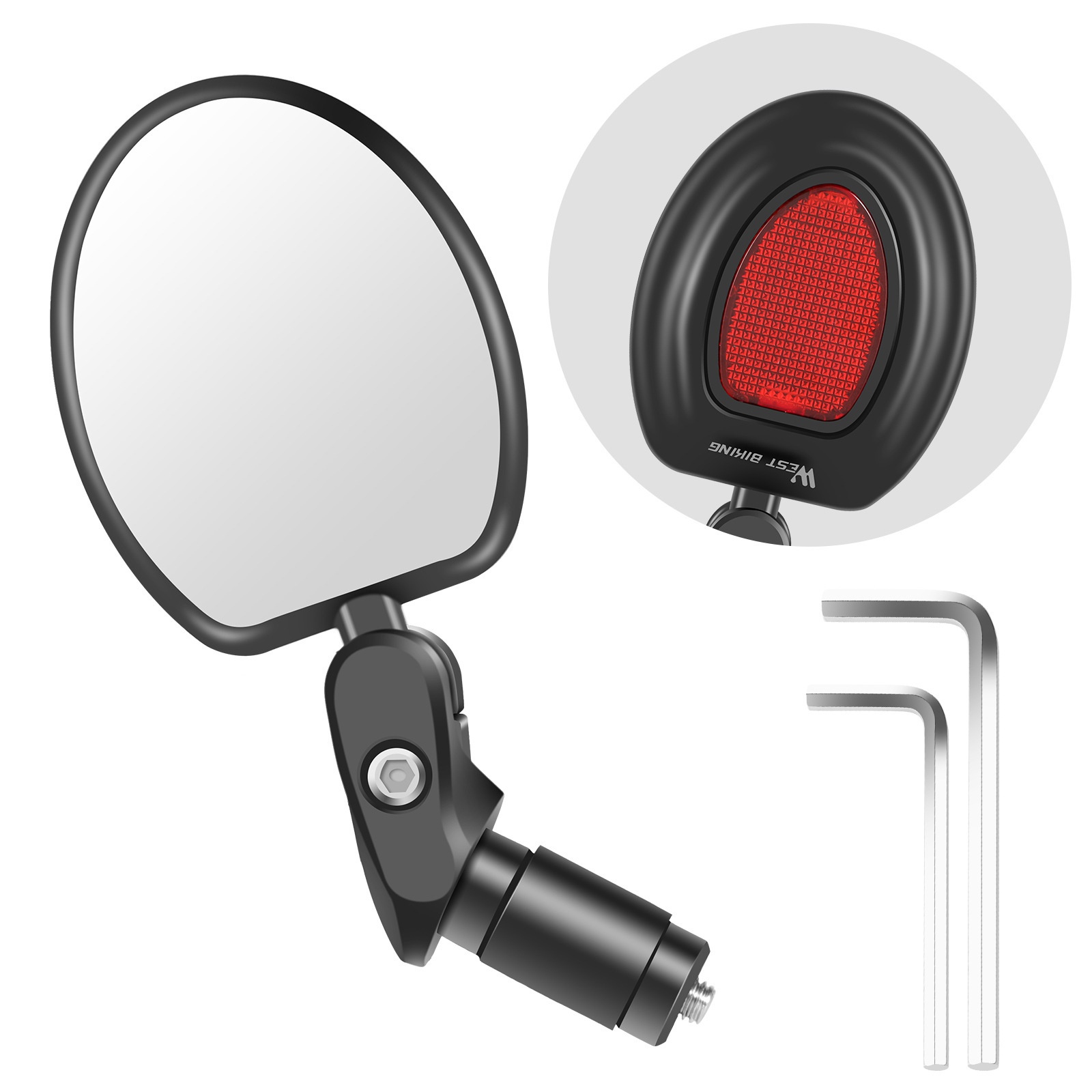 Oval Rearview Mirror