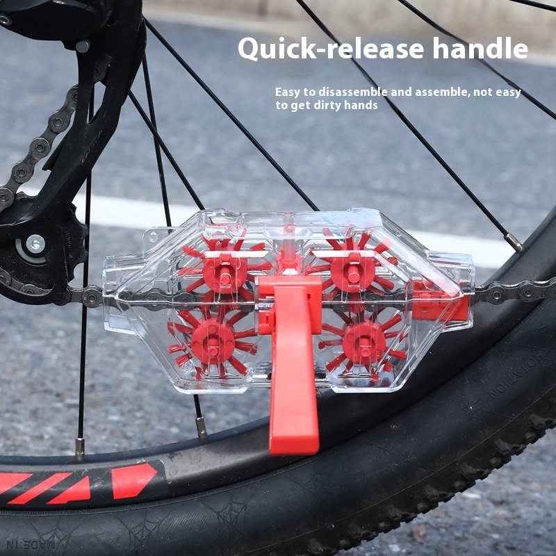 Title 1, Bicycle Chain Cleaner Fully Transparent Visuali...