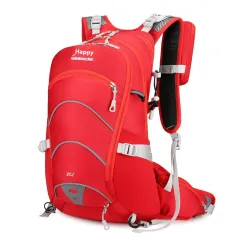 Outdoor Cycling Hiking Backpack Casual Men And Women - Red - View 1
